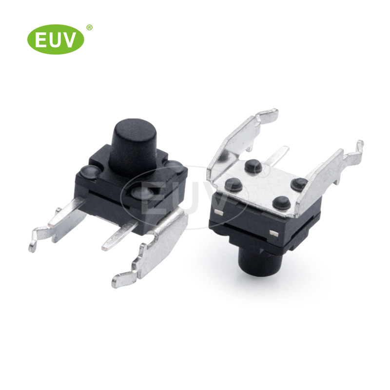 6.0mmx7.5mm 下支架側(cè)按 防塵防水IP67 插件輕觸開關