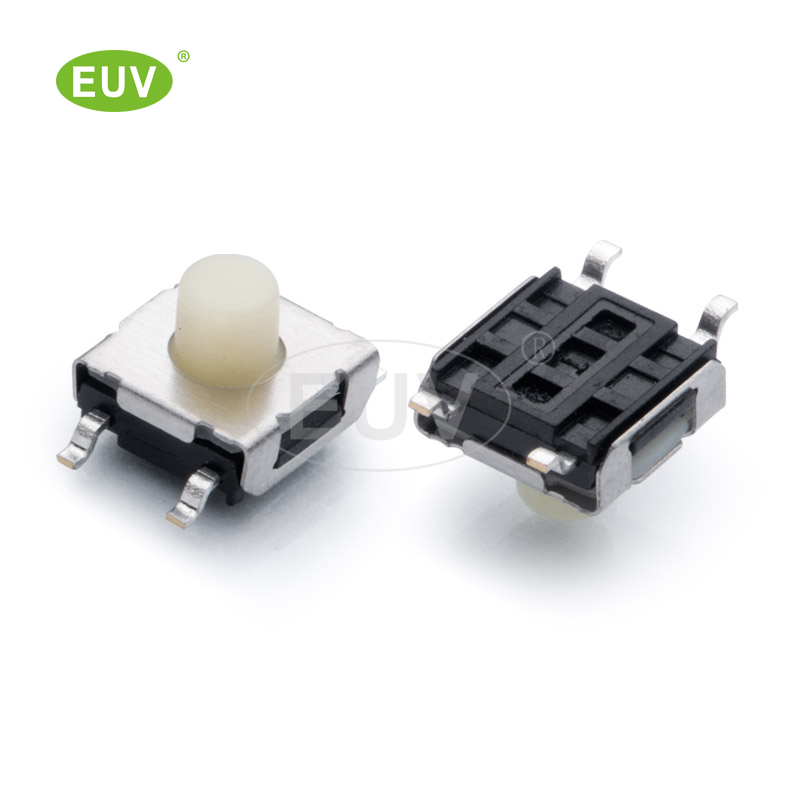 6.4mmx6.55mm 硅膠按鍵 貼片輕觸開關