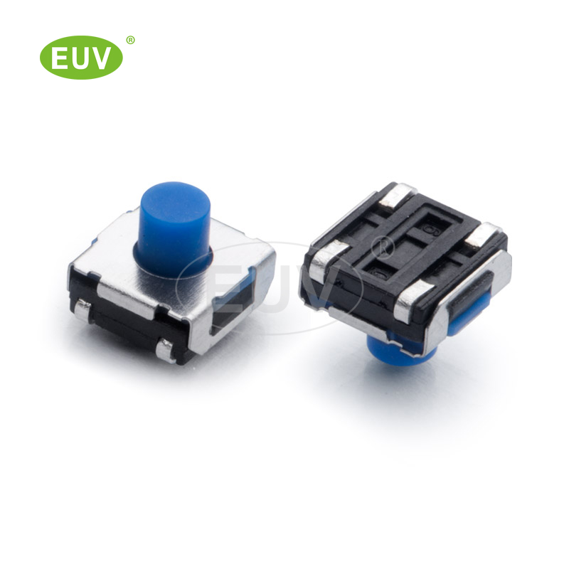 6.4mmx6.55mm U型腳 硅膠按鍵 貼片輕觸開關