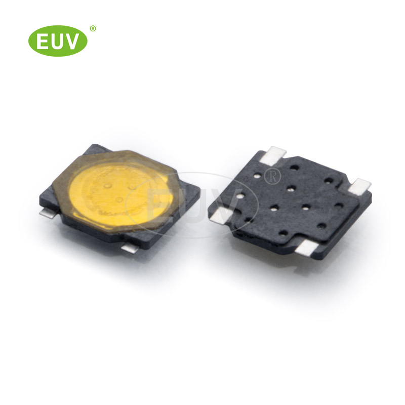 3.7mmx3.7mmx0.35mm 薄膜小體積 貼片輕觸開關