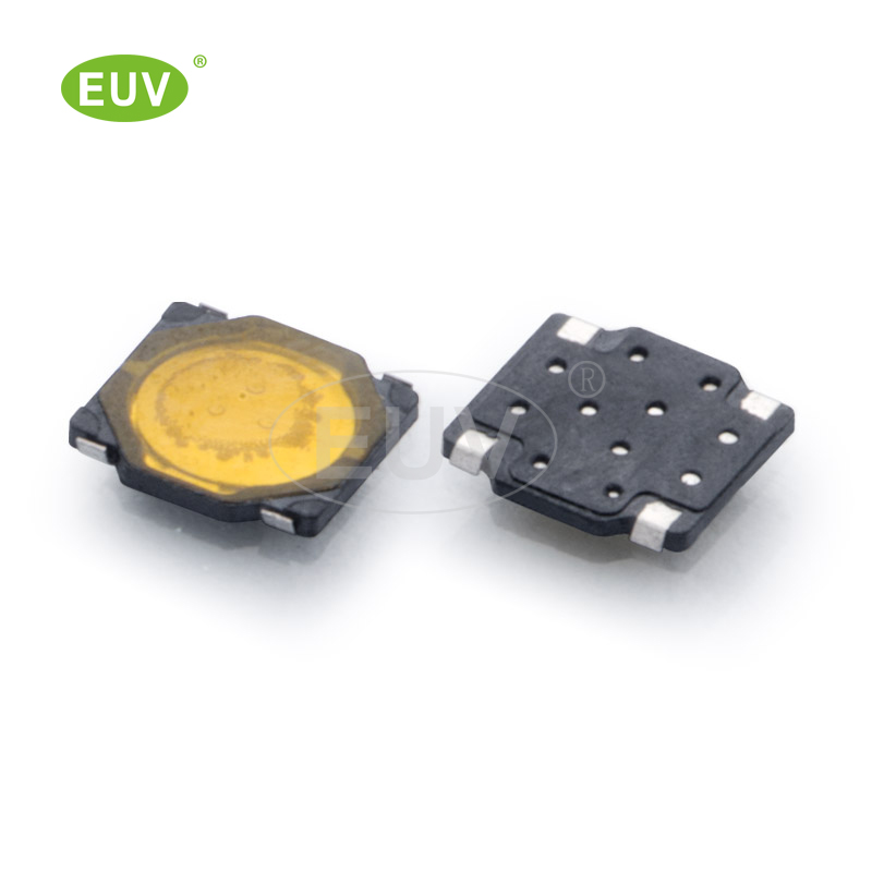 3.7mmx3.7mmx0.35mm 薄膜小體積 U型腳 貼片輕觸開關