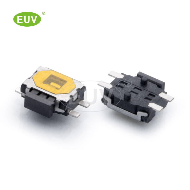 3.6mmx4.7mmx4.55mm 側(cè)按 有柱 貼片輕觸開關