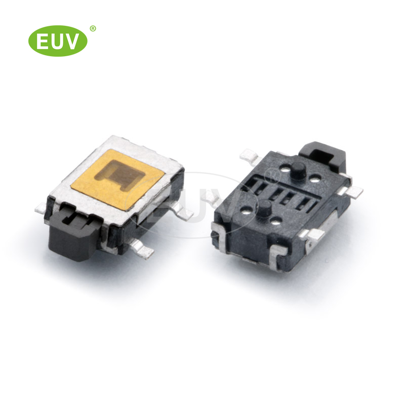 4.16mmx6.1mmx7.5mm 側(cè)按 有柱 貼片輕觸開關
