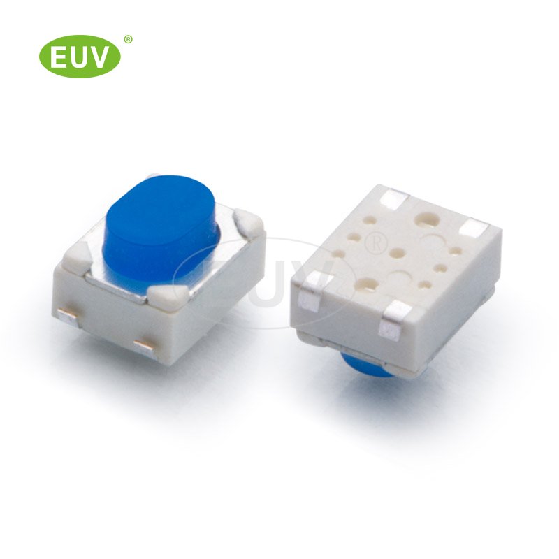 3.2mmx4.2mmx2.5mm U型腳 硅膠按鍵 貼片輕觸開(kāi)關(guān)