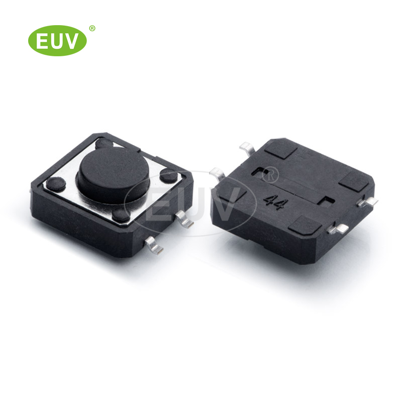 12.0mmx12.0mm 4腳平貼 貼片輕觸開(kāi)關(guān)