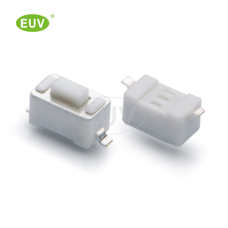 3.5mmx6.0mm 2腳平貼 貼片輕觸開(kāi)關(guān)