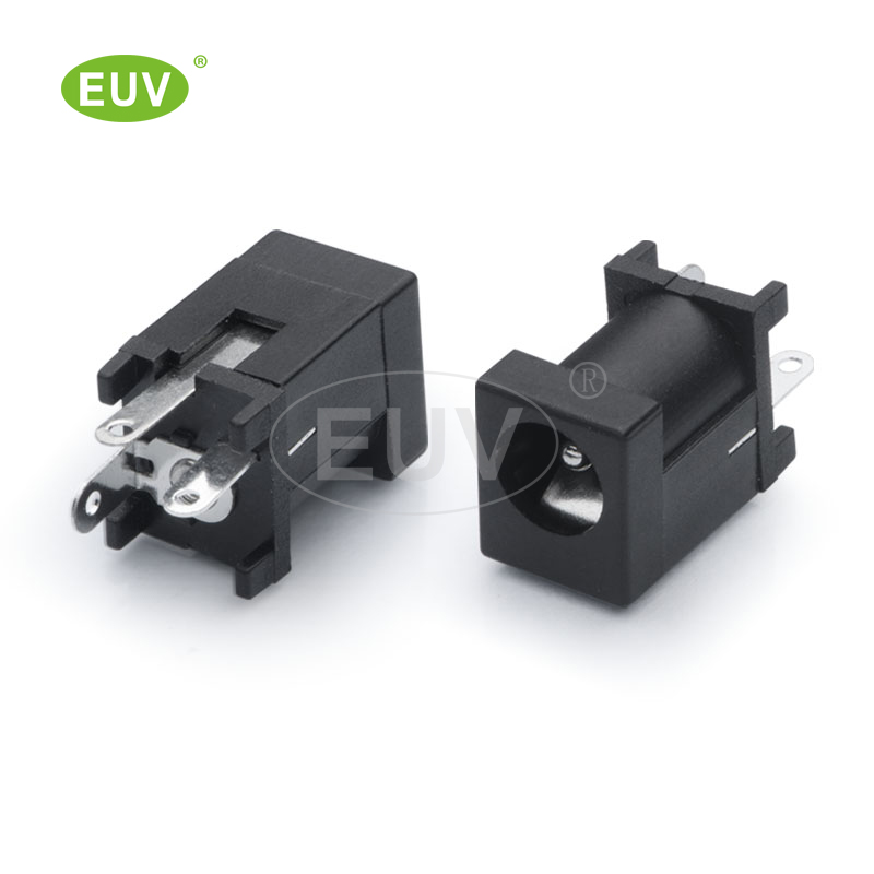 DC電源插座 DIP插件母座接口連接器 加高